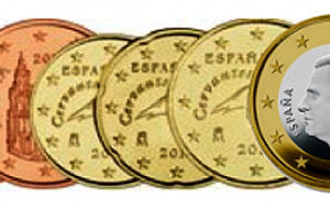 ESPAÑA 2021 8 VALORES, MONEDAS DEL PAIS DE 1 CENT A 2 EUROS UNC. S/C.