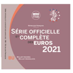 FRANCIA 2021 CARTERA 8 VALORES CALIDAD BU - DE 1CENT A 2 EUROS - EN CARTERA OFICIAL - EUROSET.