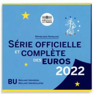 FRANCIA 2022 CARTERA 8 VALORES CALIDAD BU - DE 1CENT A 2 EUROS - EN CARTERA OFICIAL - EUROSET.