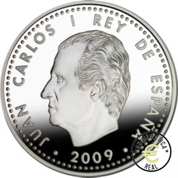 ESPAÑA 2009 10 EUROS PROOF - 8 REALES "COPA DEL MUNDO DE SUDAFRICA 2010" BE - PP. - Imagen 3