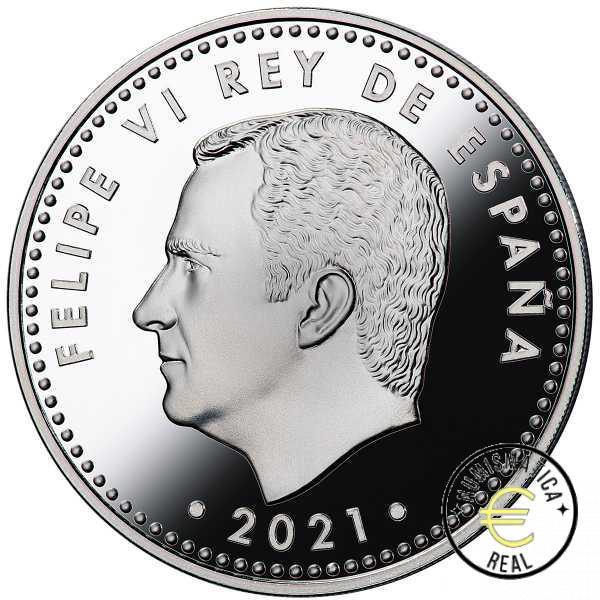 ESPAÑA 2021 10 EUROS PROOF - 8 REALES "BATALLA DE LEPANTO" BE - PP. - Imagen 3