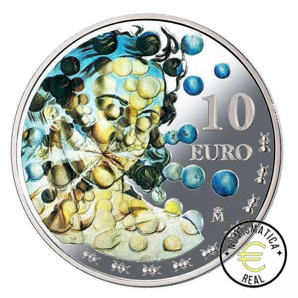 ESPAÑA 2021 10 EUROS PROOF - 8 REALES "SALVADOR DALI" BE - PP. - Imagen 3