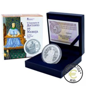 ESPAÑA 2022 10 EUROS PROOF - 8 REALES "ANTONIO DE NEBRIJA" BE - PP.