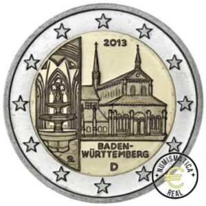 ALEMANIA 2013 2 EUROS CONMEMORATIVA UNC -"CASTILLO DE WURTTEMBERG" - S/C.