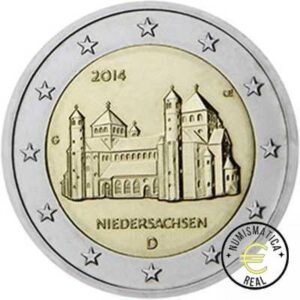ALEMANIA 2014 2 EUROS CONMEMORATIVA UNC -"BAJA SAJONIA" - S/C.