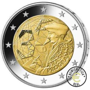 ALEMANIA 2022 2 EUROS CONMEMORATIVA UNC - PROGRAMA ERASMUS - S/C.