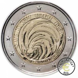 ANDORRA 2020 2 EUROS CONMEMORATIVA UNC - 50 AÑOS DEL SUFRAGIO UNIVERSAL FEMENINO(EN COINCARD) - S/C.