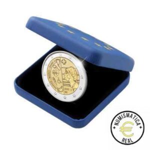 BELGICA 2022 2 EUROS CONMEMORATIVA PROOF - SECTOR SANITARIO - EN ESTUCHE OFICIAL PP.