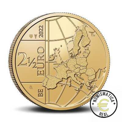 BELGICA 2022 2,5 EUROS COINCARD CONMEMORATIVA - 20 AÑOS DE EURO COMO MONEDA UNICA - BU. - Imagen 6
