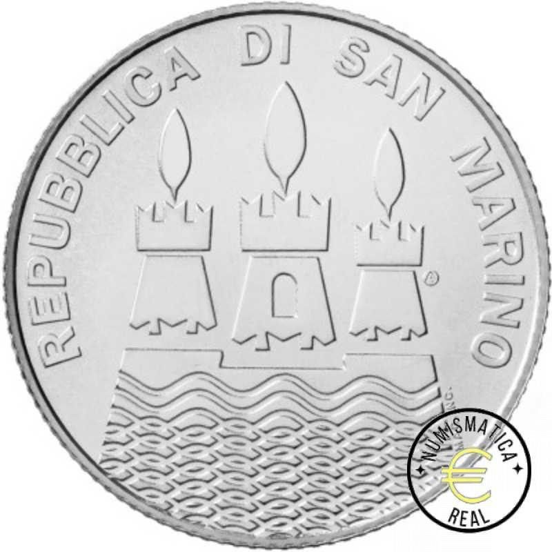 SAN MARINO 2017 CARTERA 9 VALORES KMS CALIDAD BU - DE 1 CENT A 2 EUROS + 5 EUROS DE PLATA "AÑO DEL AGUA" - EN CARTERA OFICIAL - EUROSET. - Imagen 3