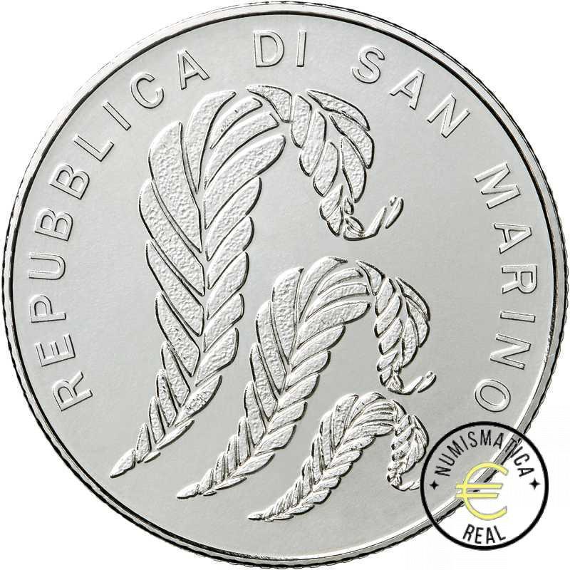 SAN MARINO 2018 CARTERA 9 VALORES KMS CALIDAD BU - DE 1 CENT A 2 EUROS + 5 EUROS DE PLATA "NATURALEZA" - EN CARTERA OFICIAL - EUROSET. - Imagen 3