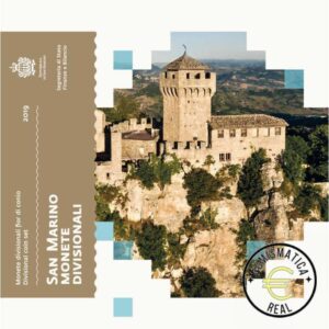 SAN MARINO 2019 CARTERA 8 VALORES KMS CALIDAD BU - DE 1 CENT A 2 EUROS - EN CARTERA OFICIAL - EUROSET.