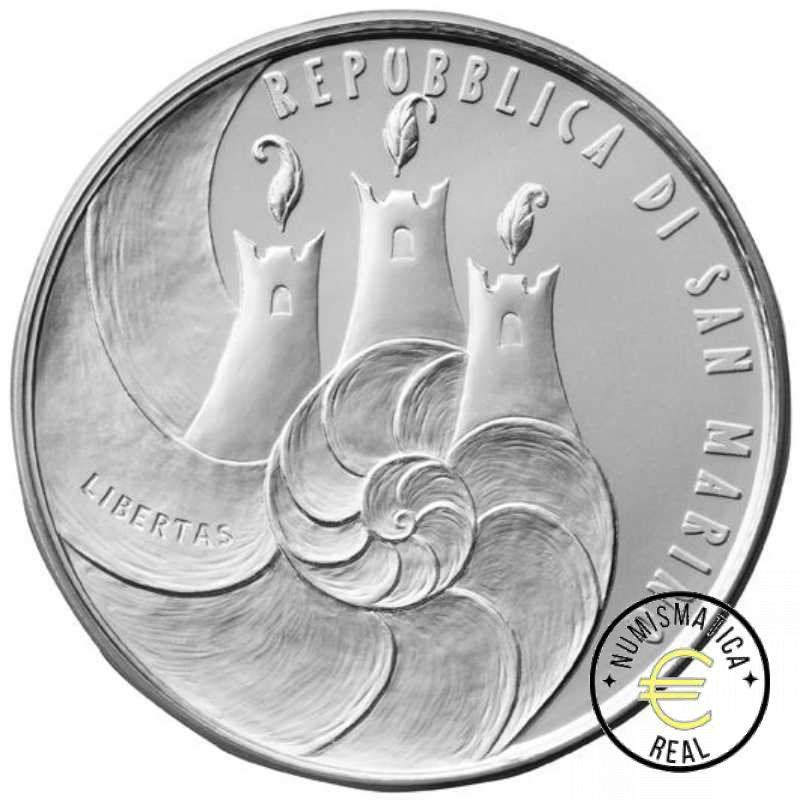 SAN MARINO 2021 CARTERA 9 VALORES KMS CALIDAD BU - DE 1 CENT A 2 EUROS + 5 EUROS DE PLATA "BIODIVERSIDAD " - EN CARTERA OFICIAL - EUROSET. - Imagen 3