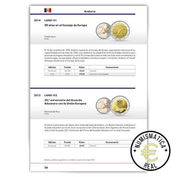 CATALOGO 2024 DE MONEDAS DE 2 EUROS DESDE 1999 - LIBRO EN ESPAÑOL - TODOS LOS PAISES DE LA ZONA EURO. - Imagen 5