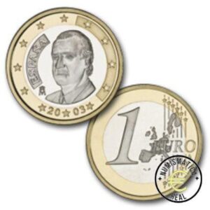 ESPAÑA 2009 1 EUROS COMUN UNC REY - JUAN CARLOS I - S/C.