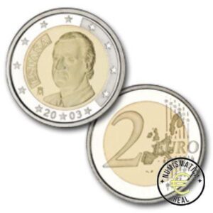 ESPAÑA 2008 2 EUROS COMUN UNC REY - JUAN CARLOS I - S/C.