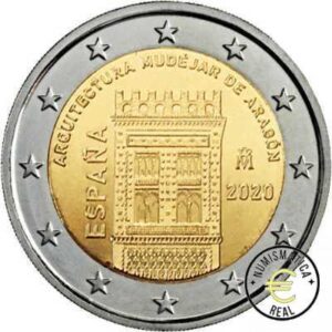 ESPAÑA 2020 2 EUROS CONMEMORATIVA UNC - ARQUITECTURA MUDEJAR DE ARAGON - S/C.