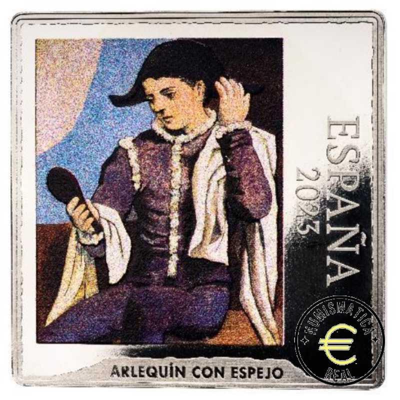 ESPAÑA 2023 6x ONZAS 10 EUROS + 2x 50 EUROS ESTUHE PROOF - MONEDA DE PLATA COLOR "50º ANV. PABLO PICASSO" CUADRO BE - PP. - Imagen 10