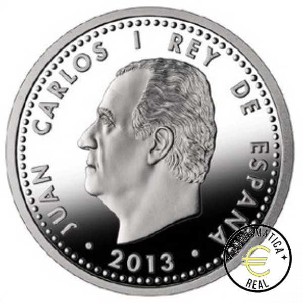 ESPAÑA 2013 30 EUROS DE PLATA - 75 ANV. DE SU MAJESTAD EL REY "JUAN CARLOS I" UNC. - Imagen 3