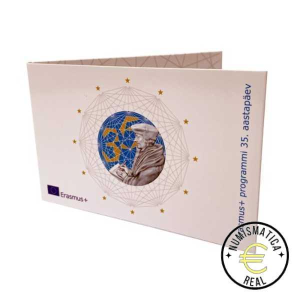 ESTONIA 2022 2 EUROS CONMEMORATIVA BU - PROGRAMA ERASMUS - EN COINCARD - BNC.
