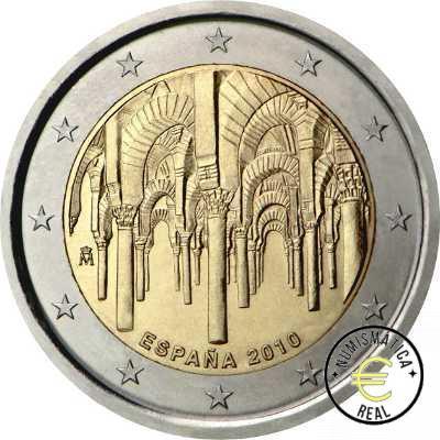 ESPAÑA 2010 2 EUROS CONMEMORATIVA UNC - MEZQUITA DE CORDOBA - S/C.