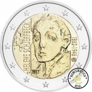FINLANDIA 2012 2 EUROS CONMEMORATIVA UNC - HELENE SCHJERFBECK - S/C.