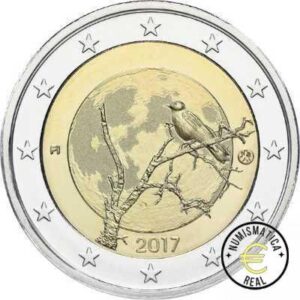 FINLANDIA 2017 2 EUROS CONMEMORATIVA UNC - NATURALEZA FINLANDESA - S/C.