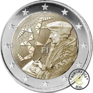 FINLANDIA 2022 2 EUROS CONMEMORATIVA UNC - PROGRAMA ERASMUS - S/C.