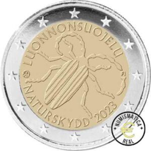 FINLANDIA 2023 2 EUROS CONMEMORATIVA PROOF - LEY DE CONSERVACION DE LA NATURALEZA DE FINLANDIA - EN ESTUCHE OFICIAL - PP.