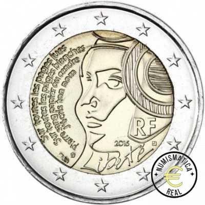 FRANCIA 2015 2 EUROS CONMEMORATIVA UNC - 225 ANIVERSARIO DE LA FIESTA DE LA FEDERACION - S/C.