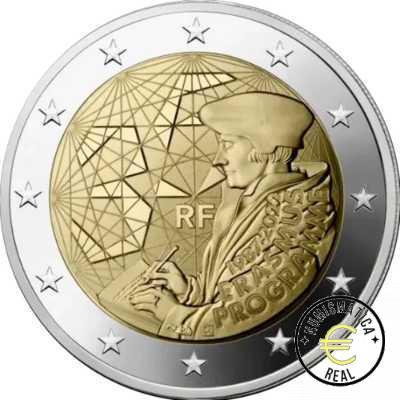 FRANCIA 2022 2 EUROS CONMEMORATIVA UNC - PROGRAMA ERASMUS - S/C.