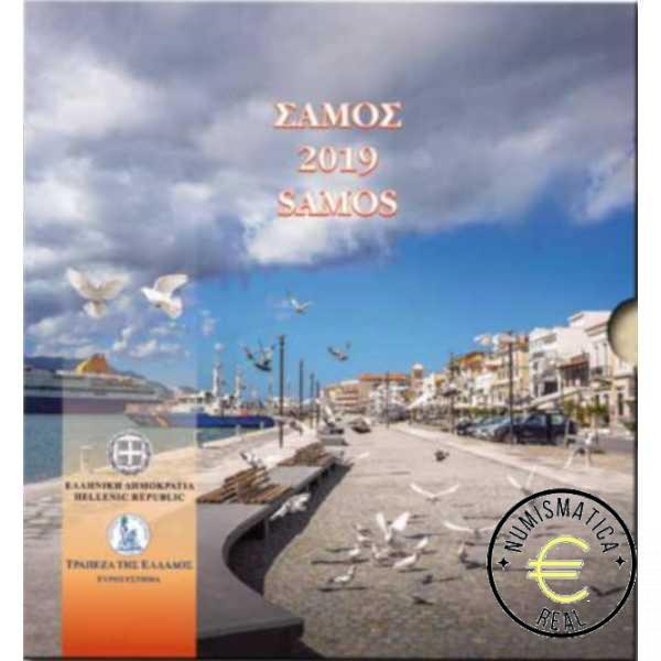 GRECIA 2019 CARTERA 8 VALORES CALIDAD BU - DE 1CENT A 2 EUROS - EN CARTERA OFICIAL - EUROSET.