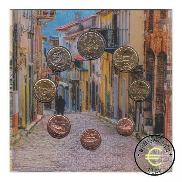 GRECIA 2019 CARTERA 8 VALORES CALIDAD BU - DE 1CENT A 2 EUROS - EN CARTERA OFICIAL - EUROSET. - Imagen 2