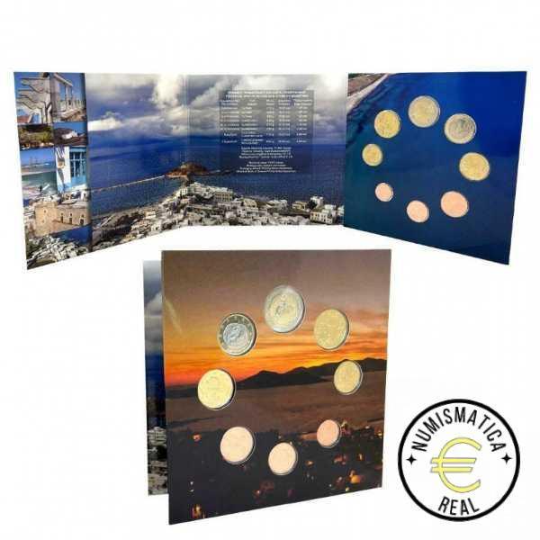 GRECIA 2021 CARTERA 8 VALORES CALIDAD BU - DE 1CENT A 2 EUROS - EN CARTERA OFICIAL - EUROSET. - Imagen 3