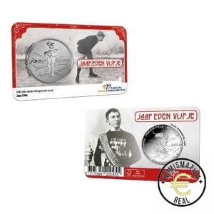 HOLANDA 2019 5 EUROS COINCARD CONMEMORATIVA - JAAP EDEN VIJFJE - BU.