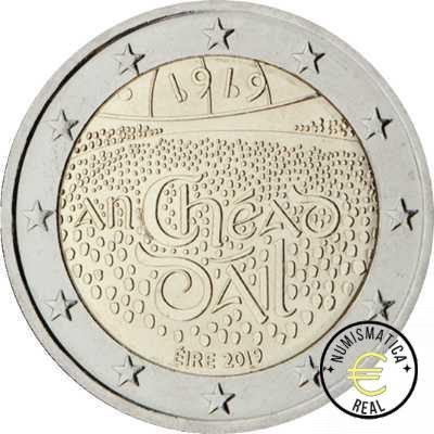 IRLANDA 2019 2 EUROS CONMEMORATIVA UNC - 100 ANIVERSARIO DEL DAIL EIREANN - S/C.