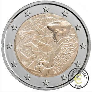 IRLANDA 2022 2 EUROS CONMEMORATIVA UNC - PROGRAMA ERASMUS - S/C.