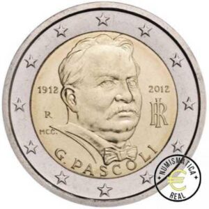 ITALIA 2012 2 EUROS CONMEMORATIVA UNC - G.PASCOLINI - S/C.
