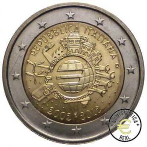 ITALIA 2012 2 EUROS CONMEMORATIVA UNC - 10 ANIV. DE LA UNION EUROPEA - TYE - S/C.