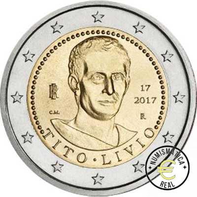 ITALIA 2017 2 EUROS CONMEMORATIVA UNC - BIMILENARIO DE LA MUERTE DE TITO LIVIO - S/C.