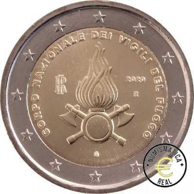 ITALIA 2020 2 EUROS CONMEMORATIVA UNC - CORPO NAZIONALE DEI VIGILI DEL FUOCO - S/C.