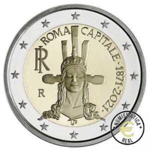 ITALIA 2021 2 EUROS CONMEMORATIVA UNC - 150 ANIV. ESTABLECIMIENTO ROMA COMO CAPITAL DE ITALIA. - S/C.