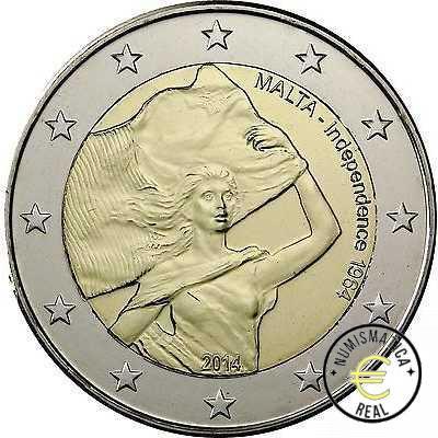 MALTA 2014 2 EUROS CONMEMORATIVA UNC - INDEPENDECIA 1964 - S/C.