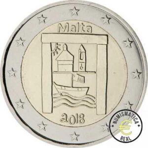 MALTA 2018 2 EUROS CONMEMORATIVA UNC - LOS NIÑOS Y LA SOLIDARIDAD - PATRIMONIO CULTURAL - S/C.
