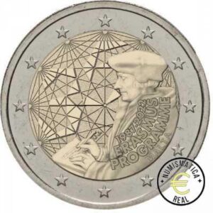 MALTA 2022 2 EUROS CONMEMORATIVA UNC - PROGRAMA ERASMUS - S/C.
