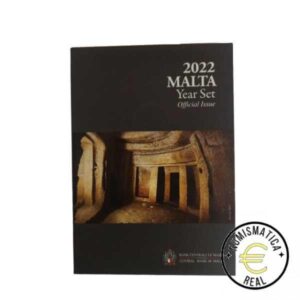 MALTA 2022 9 VALORES, 8 DE LA SERIE + 1 CONMEMORATIVAS 2 EUROS "HIPOGEO DE HAL SAFLIENI" CARTERA BU - EUROSET.