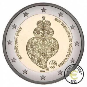 PORTUGAL 2016 2 EUROS CONMEMORATIVA UNC - EQUIPO OLIMPICO PORTUGAL 2016 - S/C.