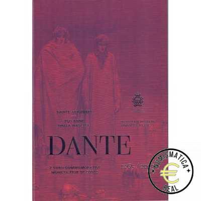 SAN MARINO 2015 2 EUROS CONMEMORATIVA BU - 750º ANIVERSARIO DE DANTE ALIGHIERI - EN CARTERA OFICIAL.