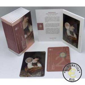 SAN MARINO 2021 2 EUROS CONMEMORATIVA BU - 450º ANIVERSARIO DEL NACIMIENTO DE CARAVAGGIO - EN CARTERA OFICIAL.