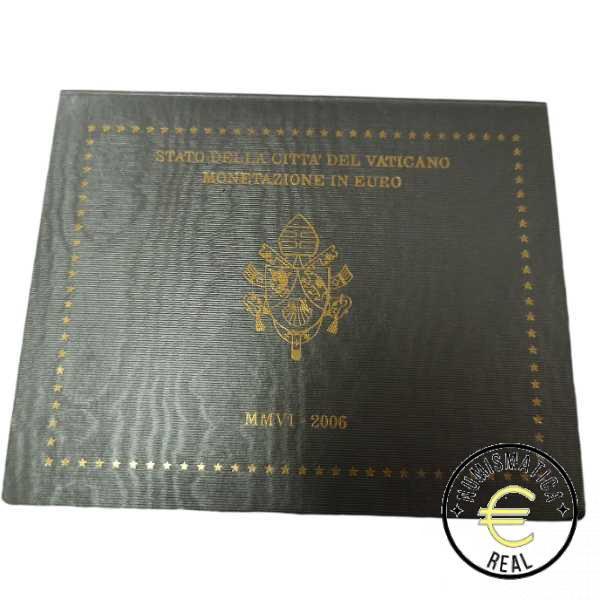 VATICANO 2006 CARTERA 8 VALORES KMS CALIDAD BU - BENEDICTO XVI - EN CARTERA OFICIAL - EUROSET.